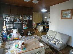 リビング施工前